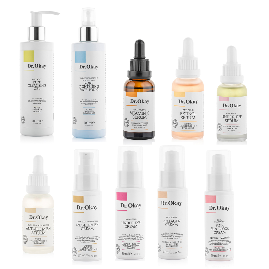 Rutina de Îngrijire a Tenului – Zi și Noapte 10 produse