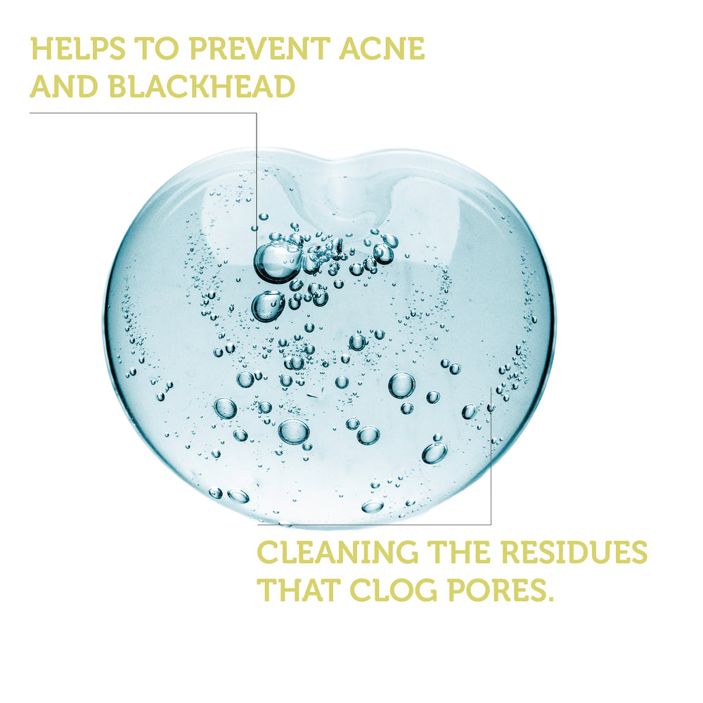 Gel Facial de Curățare Anti-Acnee cu acid lactic și mentol